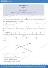 Đề thi học kì 2 Toán 6 - Đề số 1 - Chân trời sáng tạo